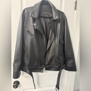 Banana Republic Factory Vegan Leather Moto Jacket